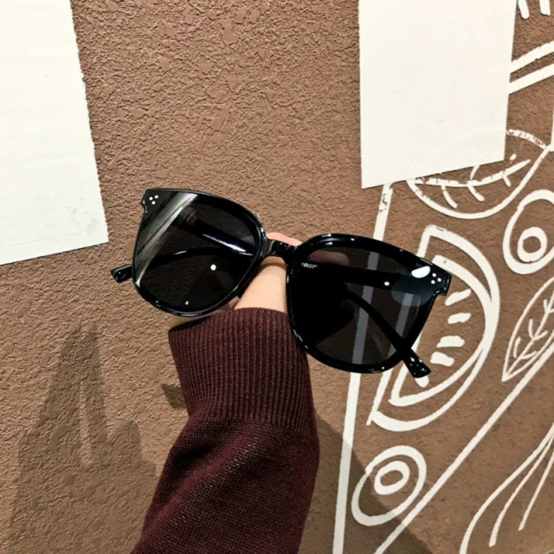 サングラス 韓国 メガネ 眼鏡 黒 オルチャン 黒縁 レディース　メンズ レディースのファッション小物(サングラス/メガネ)の商品写真