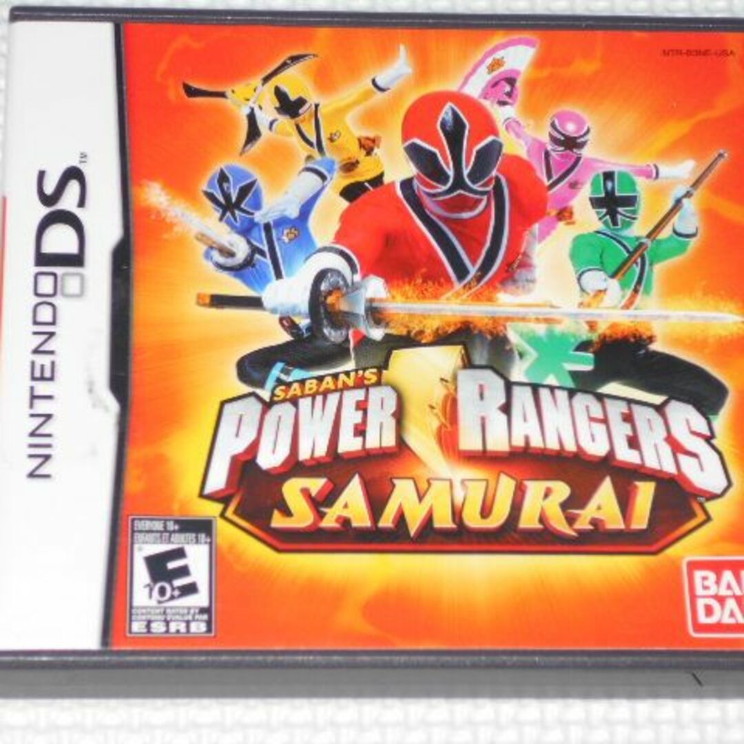 DS★POWER RANGERS SAMURAI 海外版 北米版