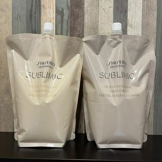 シセイドウ(SHISEIDO (資生堂))のアイアイ様専用★資生堂　サブリミック　アクアインテンシブ（W）2点セット(シャンプー/コンディショナーセット)