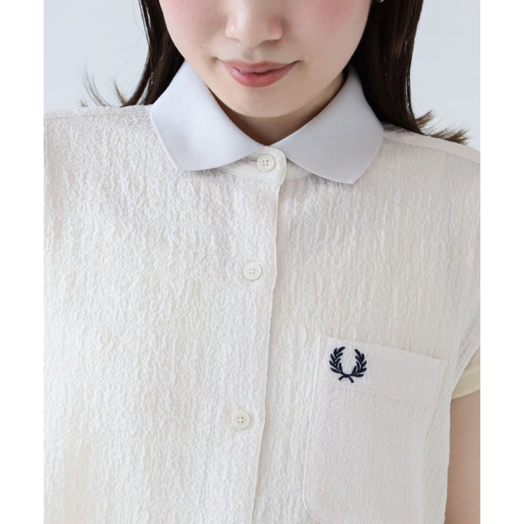 FRED PERRY × Ray BEAMS / 別注 ニット カラー シャツ