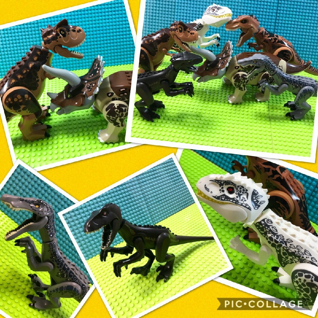 【専用】6点セット レゴ 互換 特大サイズ 恐竜 ジュラシックワールド