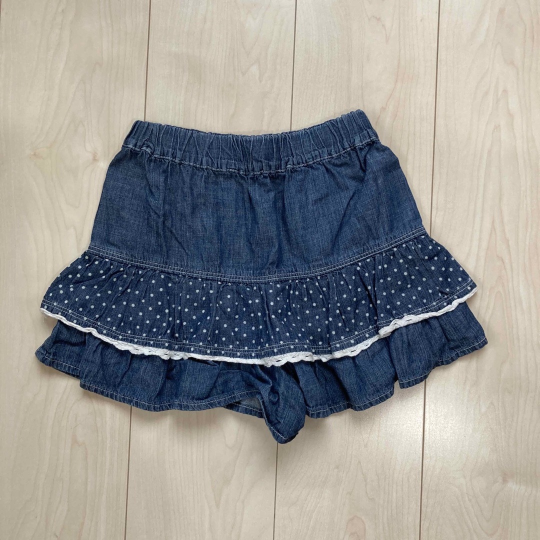 キュロット　ショート丈　サイズ140 キッズ/ベビー/マタニティのキッズ服女の子用(90cm~)(パンツ/スパッツ)の商品写真