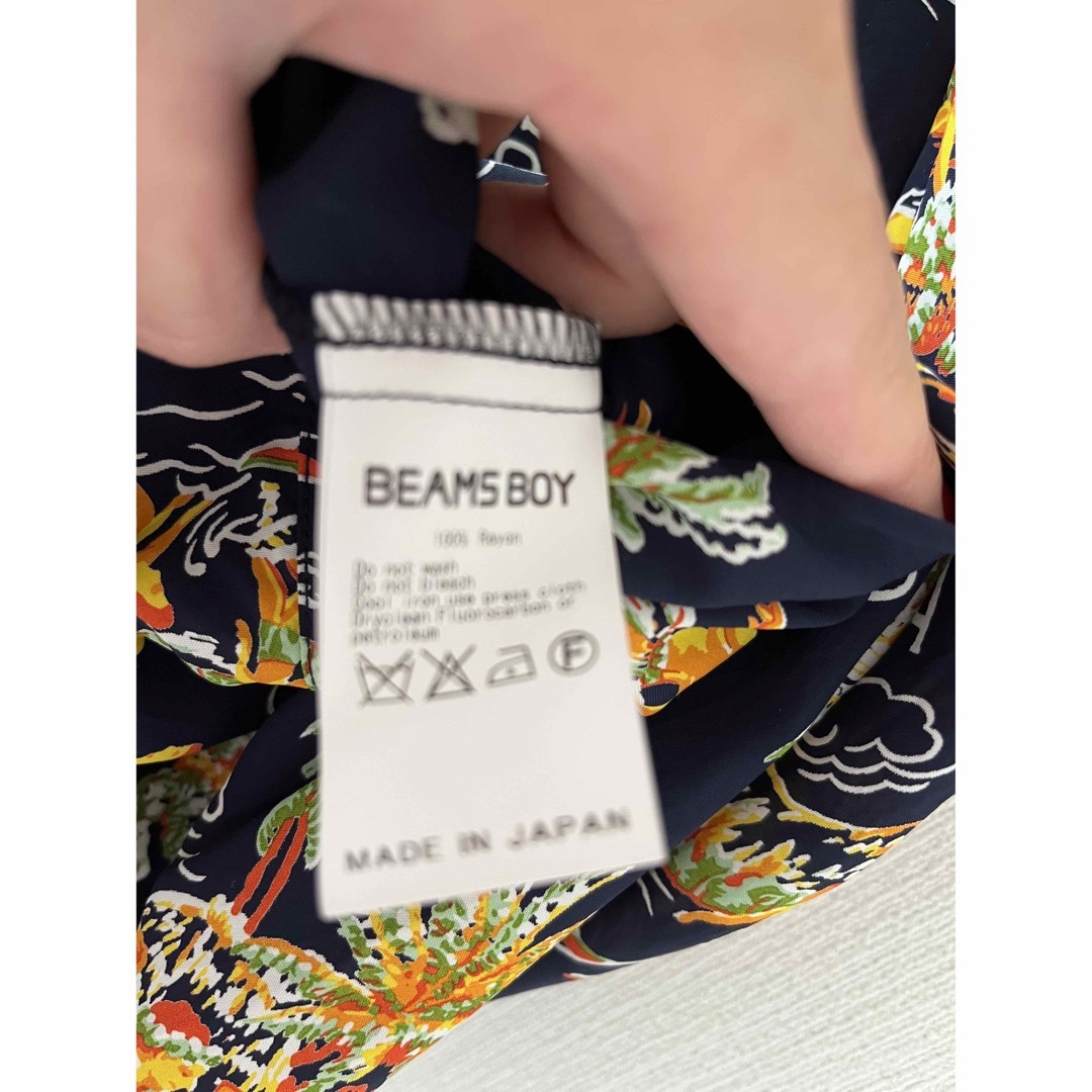BEAMS(ビームス)の【美品】BEAMSスカート　ネイビーマルチカラー レディースのスカート(ひざ丈スカート)の商品写真