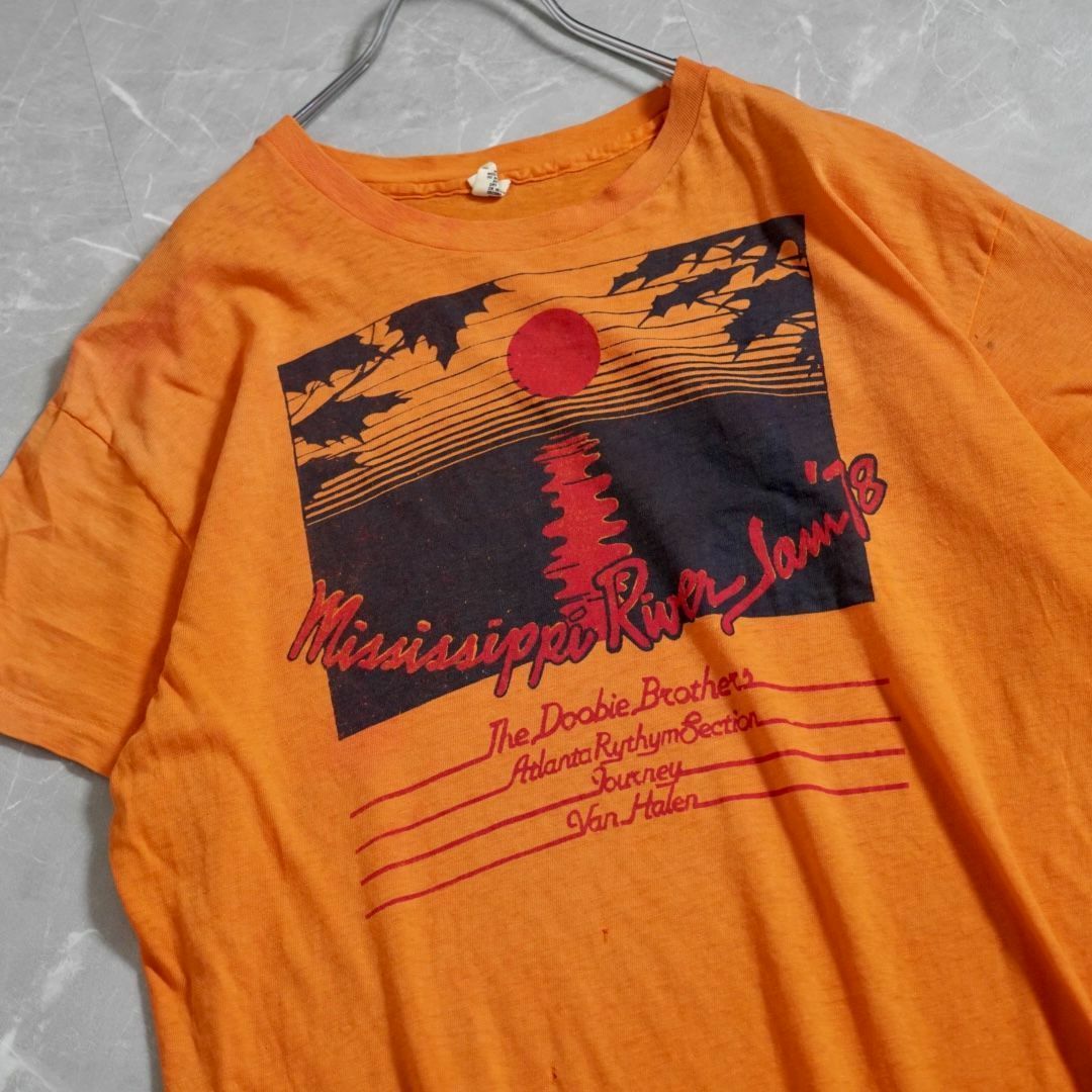 早い者勝ち・激レア✨ヘインズ 70s後期〜80s リンガーTシャツ USA製