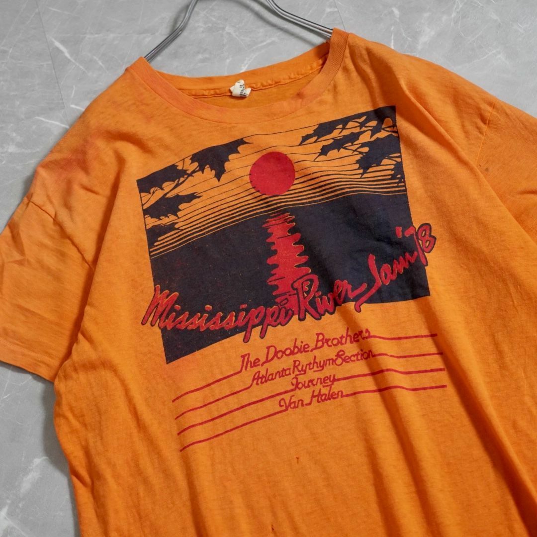 Hanes 70s Tシャツ　USA製　XLサイズ　ヴィンテージ