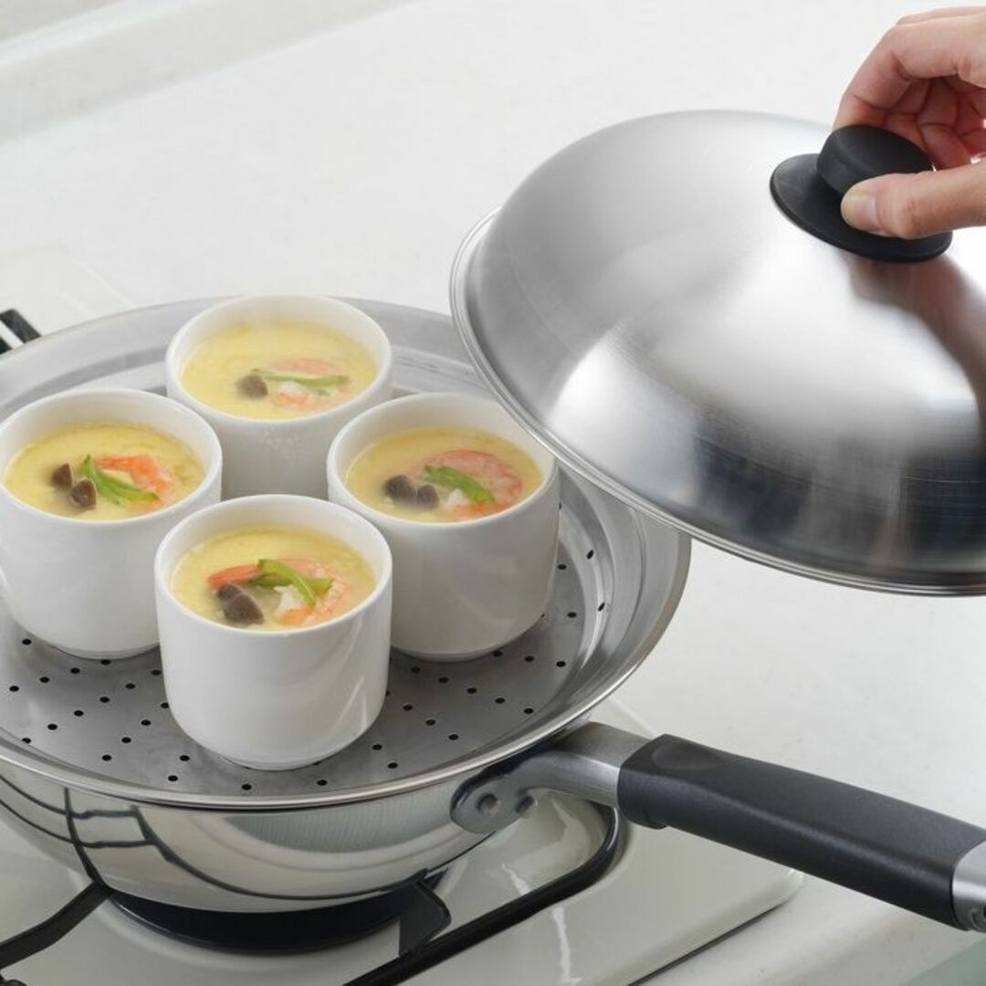 【特価商品】ヨシカワ 蒸し器 フライパン用 24~26cmフライパン対応 蒸しプ 【特価商品】ヨシカワ 蒸し器 フライパン用 24~26cmフライパン対応 蒸しプ