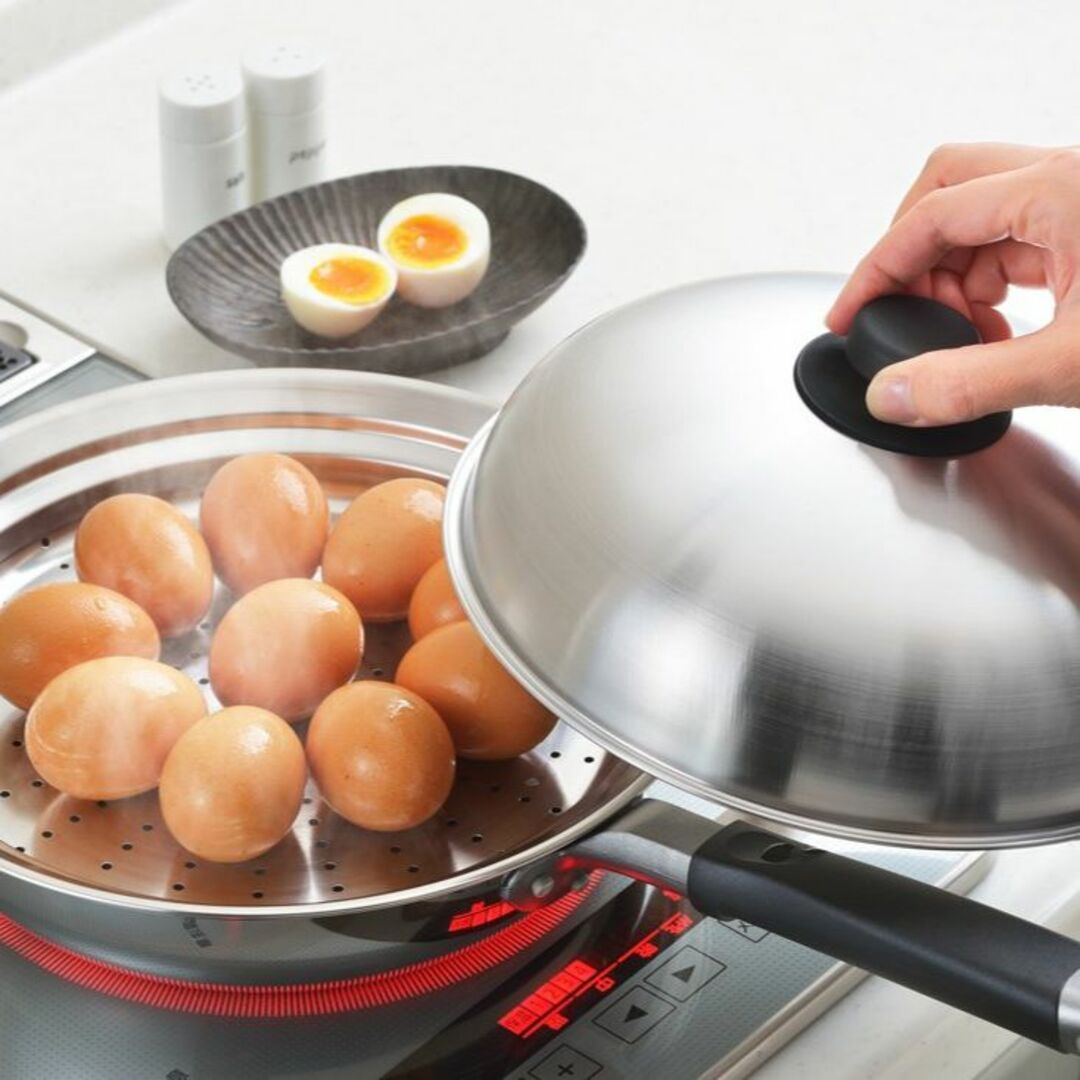【特価商品】ヨシカワ 蒸し器 フライパン用 24~26cmフライパン対応 蒸しプ 【特価商品】ヨシカワ 蒸し器 フライパン用 24~26cmフライパン対応 蒸しプ