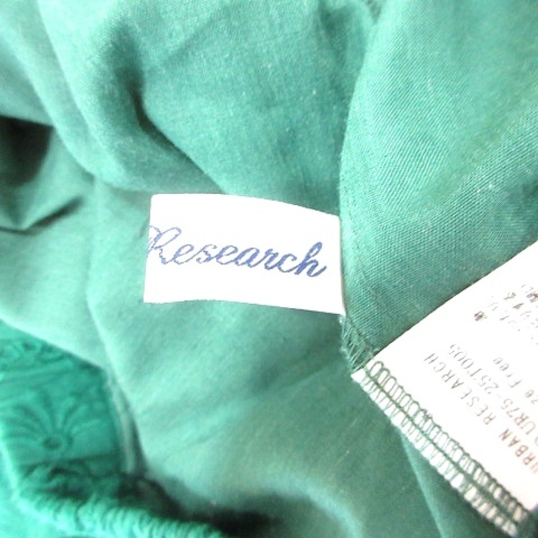 URBAN RESEARCH(アーバンリサーチ)のアーバンリサーチ フレアスカート ミモレ ロング 刺繍 総レース F 緑 レディースのスカート(ロングスカート)の商品写真