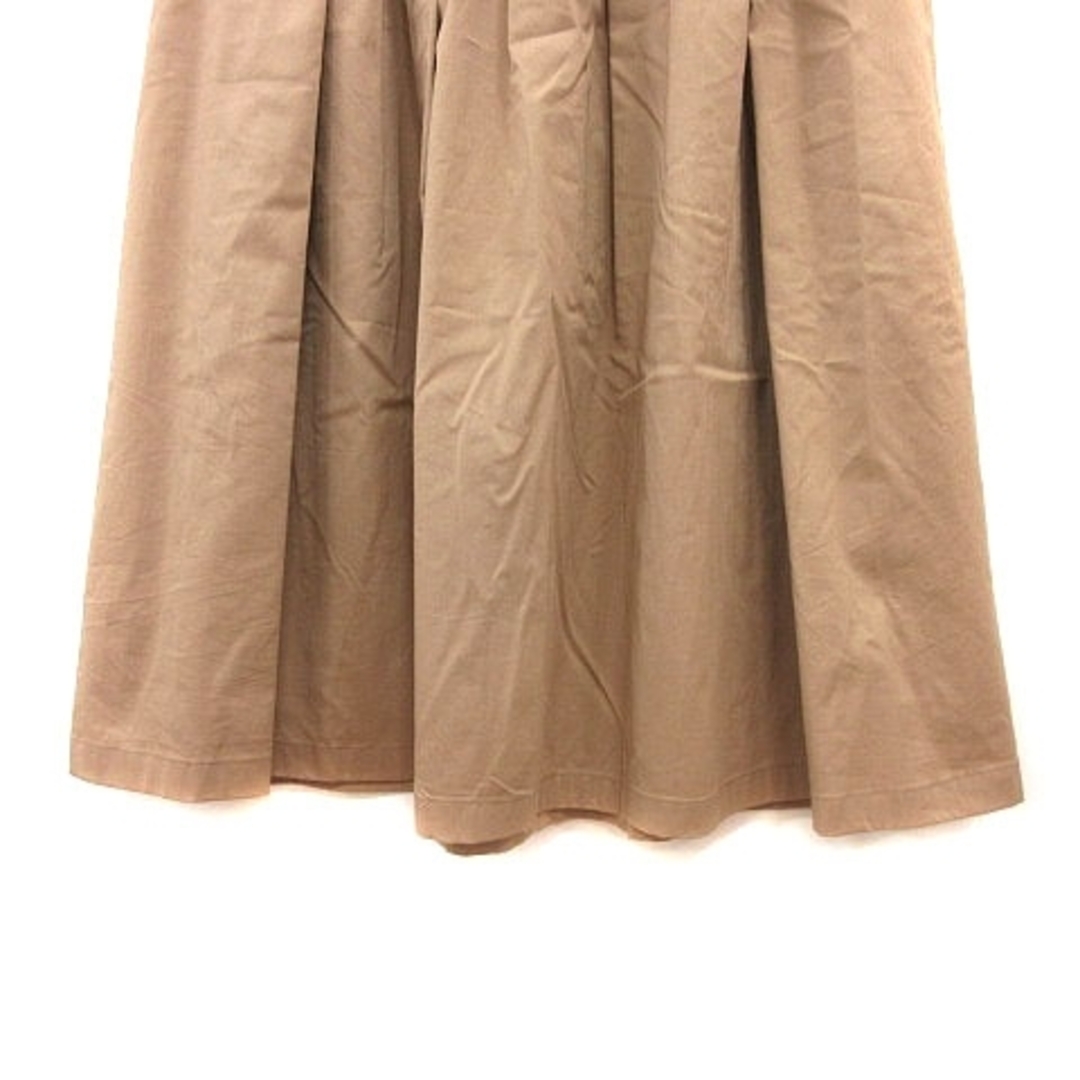 mimi&roger(ミミアンドロジャー)のミミ&ロジャー mimi&roger フレアスカート ひざ丈 38 ベージュ レディースのスカート(ひざ丈スカート)の商品写真