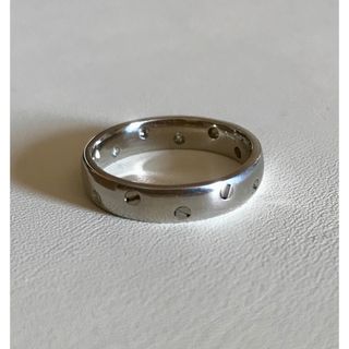 お値下げ!pt900 K18wg シンプルリング 男女兼用 7.6g 16号の通販 by