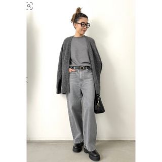 アッパーハイツ(upper hights)のL'Appartement アパルトモン☆アッパーハイツ WIDE DENIM(デニム/ジーンズ)