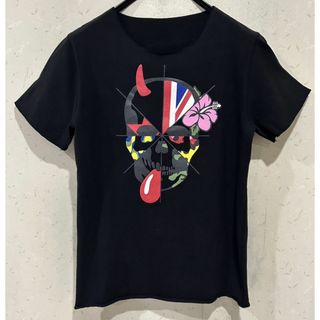 ＊ルシアンペラフィネ スカルプリント 半袖Tシャツ カットソー トップス M