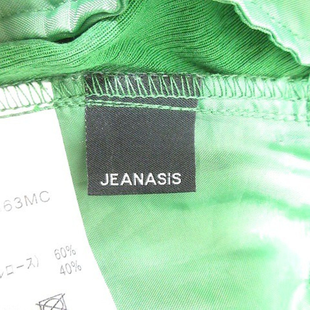 JEANASIS(ジーナシス)のジーナシス JEANASIS ストレートパンツ S 緑 グリーン レディースのパンツ(その他)の商品写真