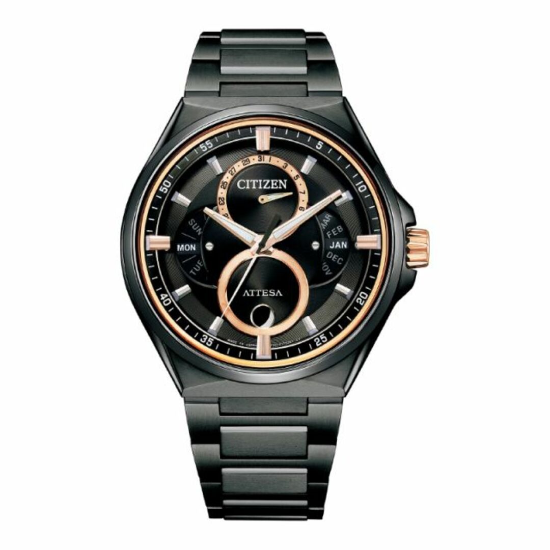 スーパーチタニウムガラスシチズン CITIZEN 腕時計 メンズ アテッサ ATTESA BU0065- 64E エコドライブ Eco-Drive 電波時計 スーパーチタニウム ブラック