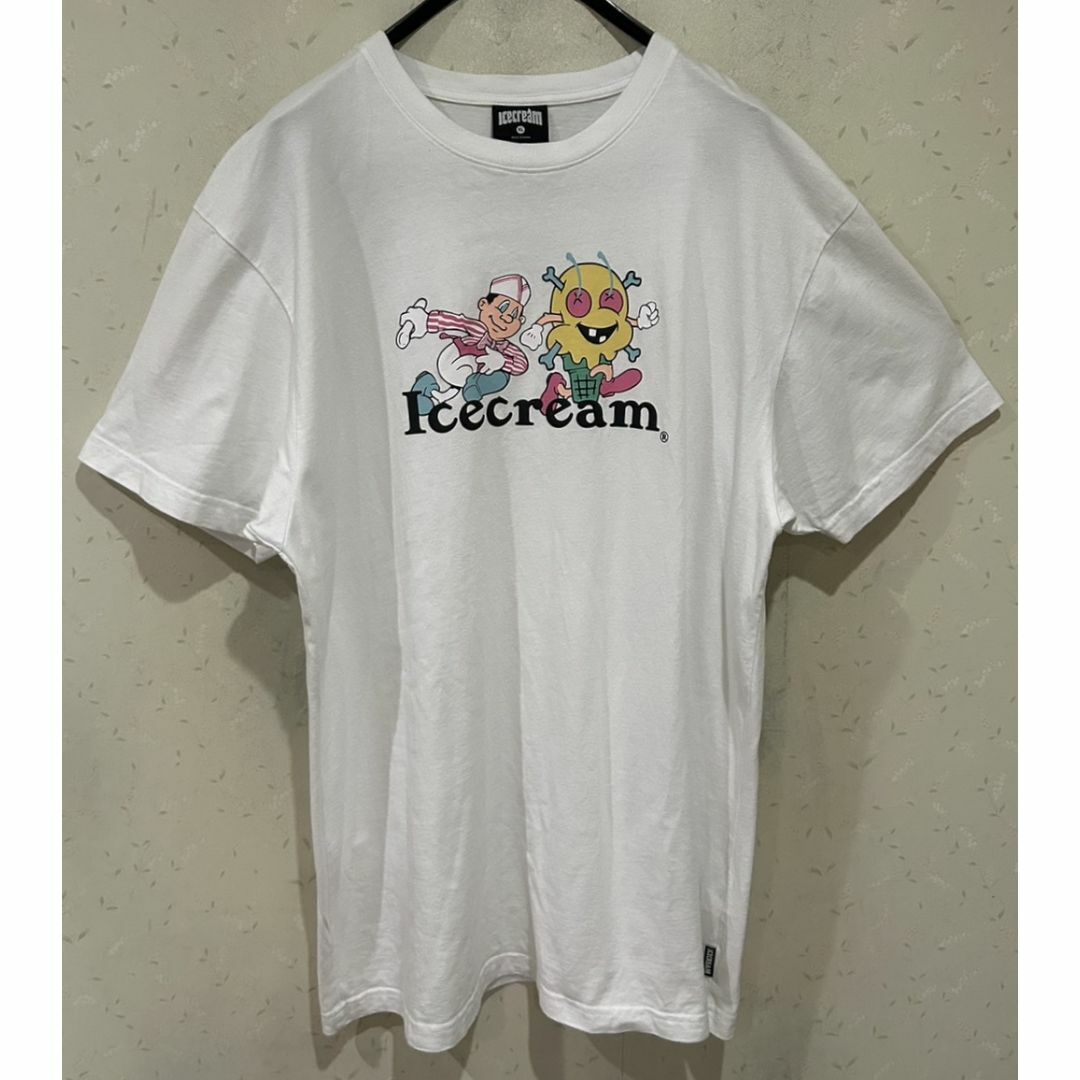 ICE CREAM(アイスクリーム)の＊ICECREAM プリント 半袖 ビックTシャツ トップス XL メンズのトップス(Tシャツ/カットソー(半袖/袖なし))の商品写真