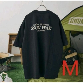 スノーピーク(Snow Peak)の①【新品未開封】SNOW PEAK／Classic ロゴプリントT ブラック M(Tシャツ/カットソー(半袖/袖なし))