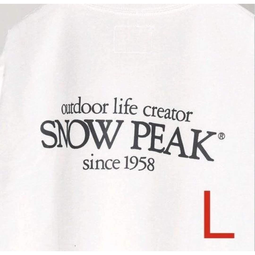 ③【新品未開封】SNOW PEAK／Classic ロゴプリント Tシャツ Ｌ | フリマアプリ ラクマ