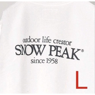 スノーピーク(Snow Peak)の③【新品未開封】SNOW PEAK／Classic ロゴプリント Tシャツ Ｌ(Tシャツ/カットソー(半袖/袖なし))