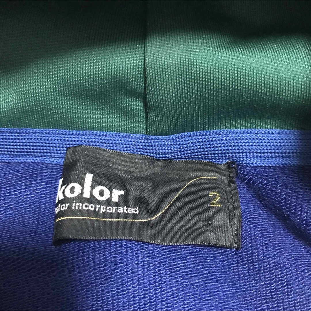 kolor(カラー)のkolor パッチワークフーディ メンズのトップス(パーカー)の商品写真