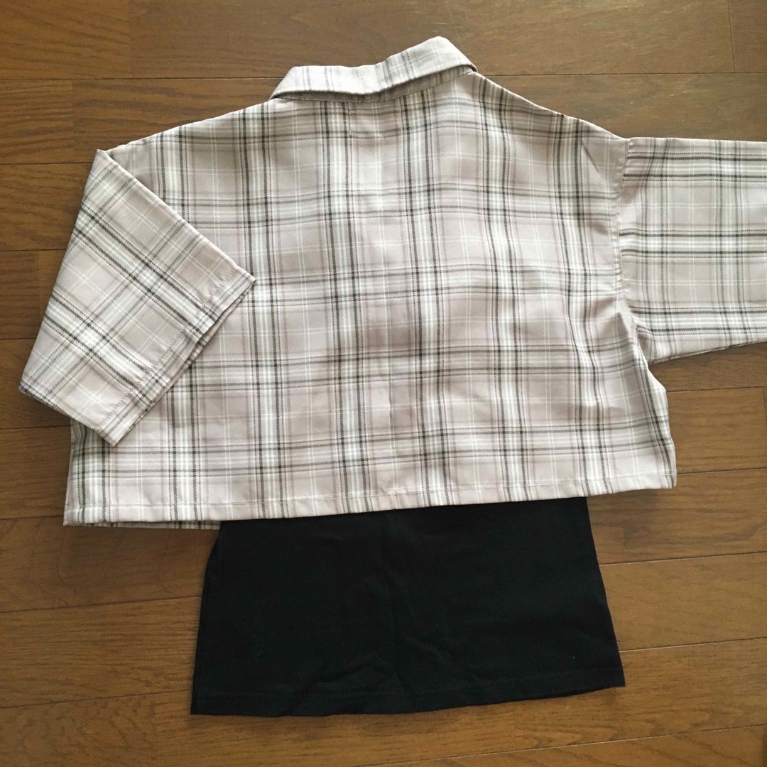 しまむら(シマムラ)の150㎝　2点セット キッズ/ベビー/マタニティのキッズ服女の子用(90cm~)(Tシャツ/カットソー)の商品写真