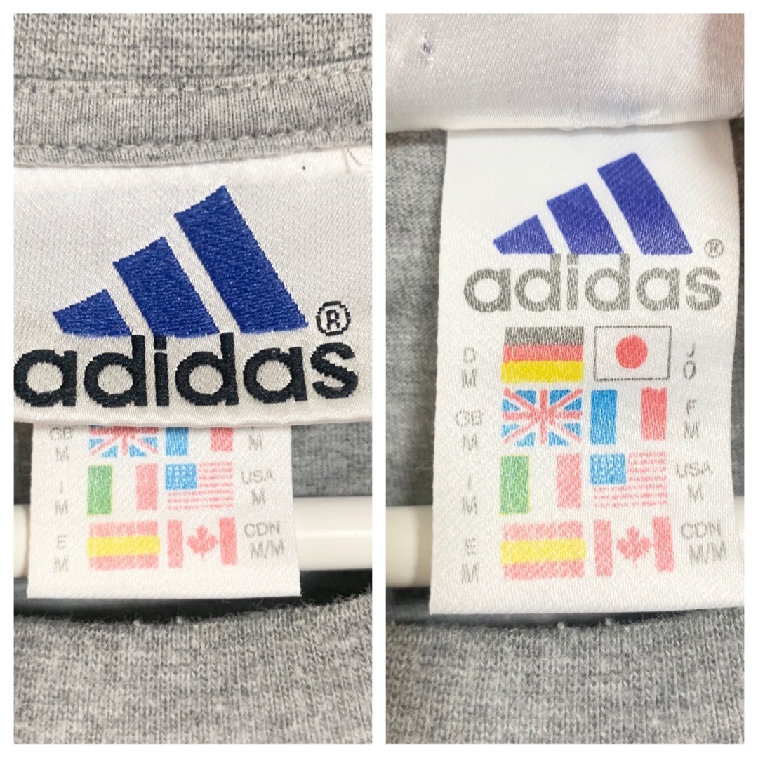 adidas(アディダス)のレア！90s adidas Tシャツ 万国旗タグ メンズO スーパースター メンズのトップス(Tシャツ/カットソー(半袖/袖なし))の商品写真