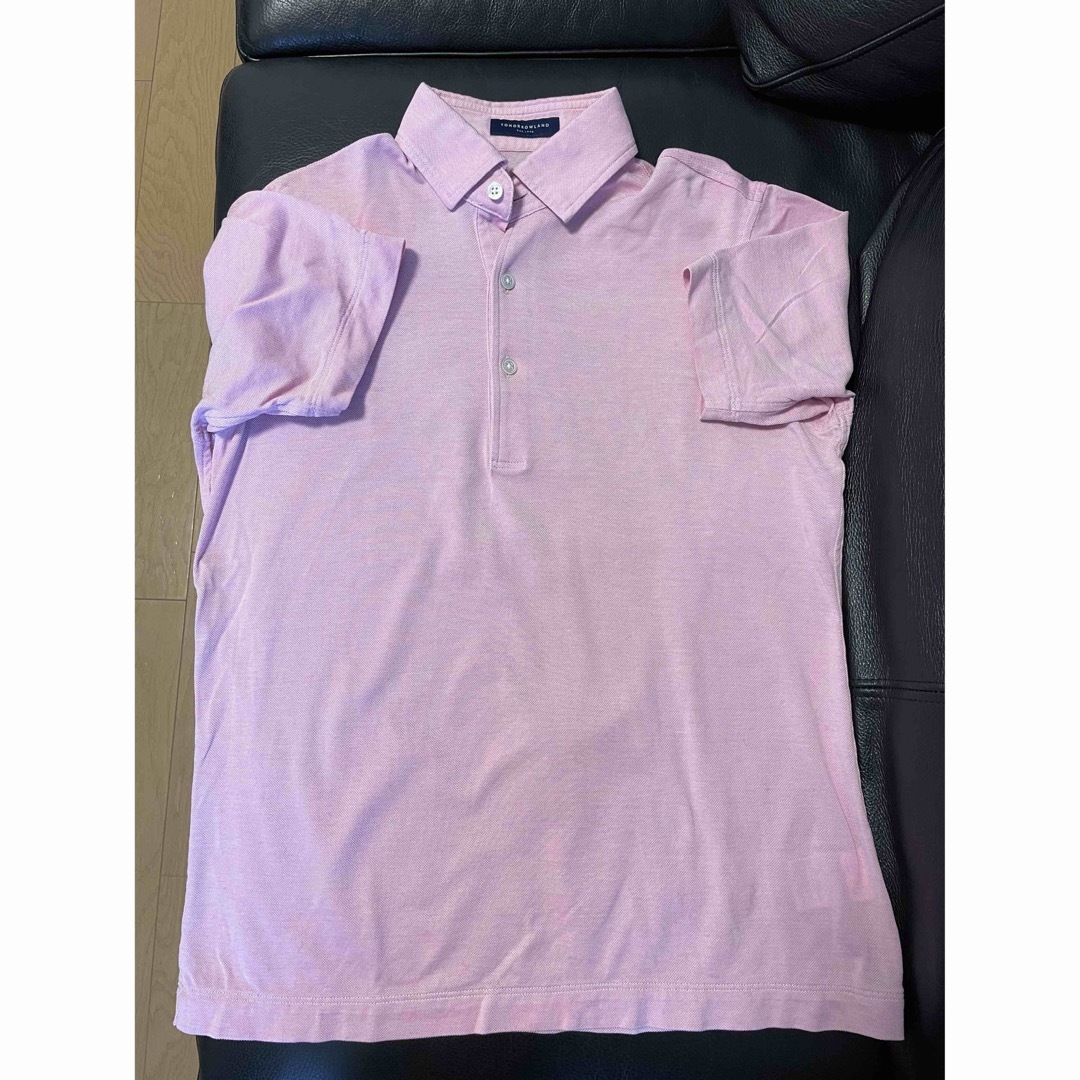 TOMORROWLAND(トゥモローランド)のトゥモローランド　ポロシャツ　XSサイズ　ピンク　ビジネス メンズのトップス(ポロシャツ)の商品写真