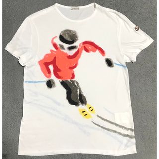 モンクレール(MONCLER)のmoncler プリントtシャツ(Tシャツ/カットソー(半袖/袖なし))