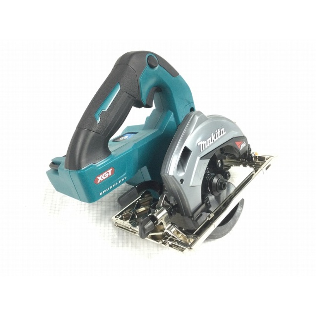 ☆美品 おまけの鮫肌チップソー替刃1枚付☆makita マキタ 40Vmax充電式マルノコ HS007GZ 本体 ケース付 木工用 切断機 電動工具 60326