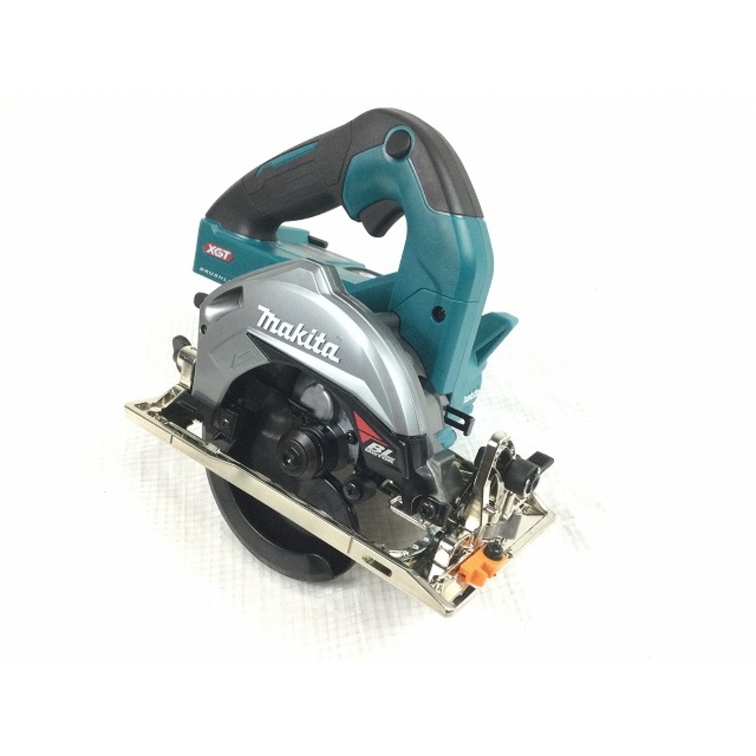 ☆美品 おまけの鮫肌チップソー替刃1枚付☆makita マキタ 40Vmax充電式マルノコ HS007GZ 本体 ケース付 木工用 切断機 電動工具 60326