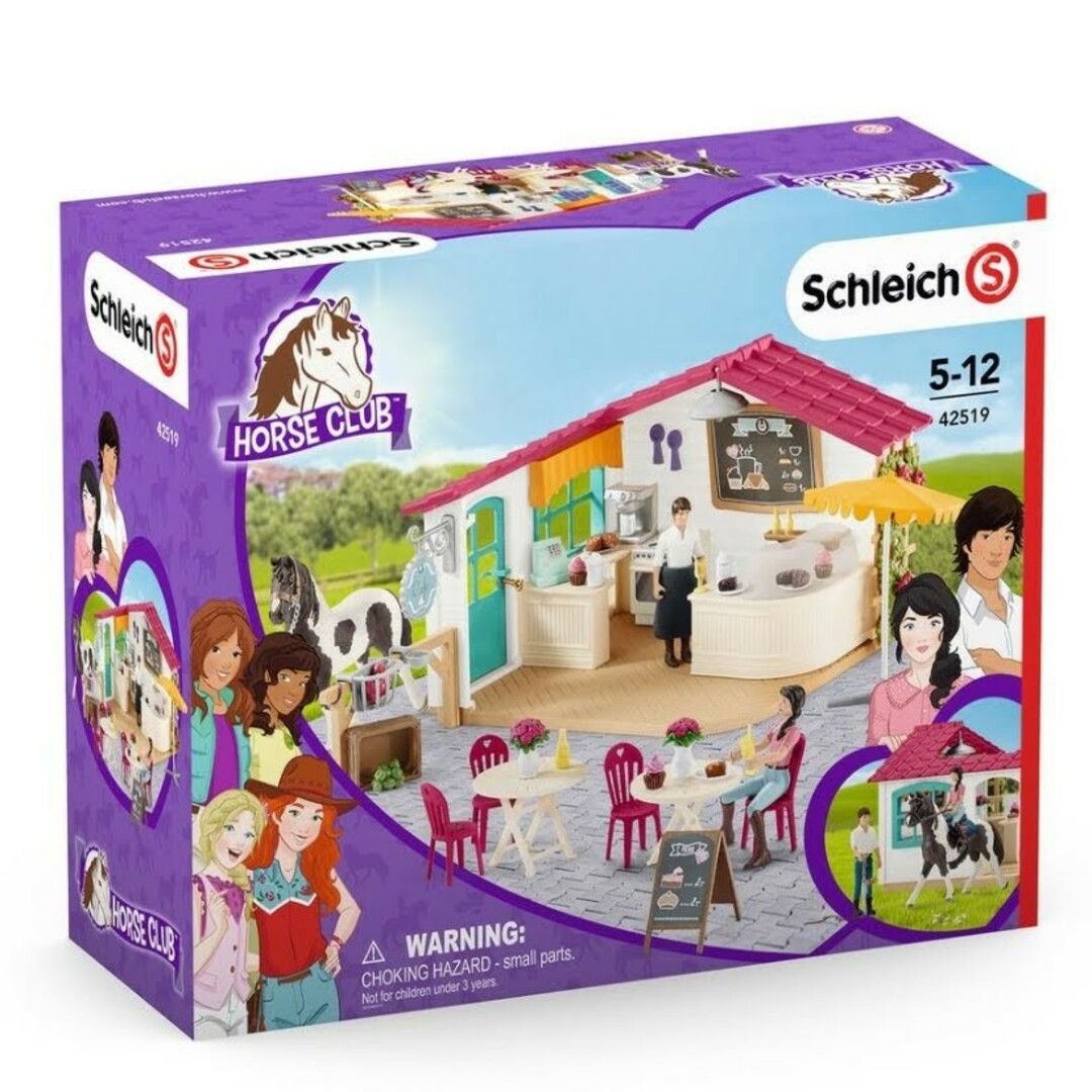 Schleich(シュライヒ)の新品未使用【Schleich／シュライヒ】ホースクラブのカフェテリア、フィギュア エンタメ/ホビーのフィギュア(その他)の商品写真