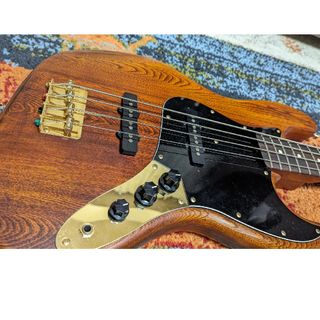 フェンダー(Fender)の【美品】Fender Japan JB-62 walnut【フレット10割】(エレキベース)