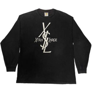 エクストララージ(XLARGE)のXLarge Glitter YSL Sampled Logo L/S Tee(Tシャツ/カットソー(七分/長袖))