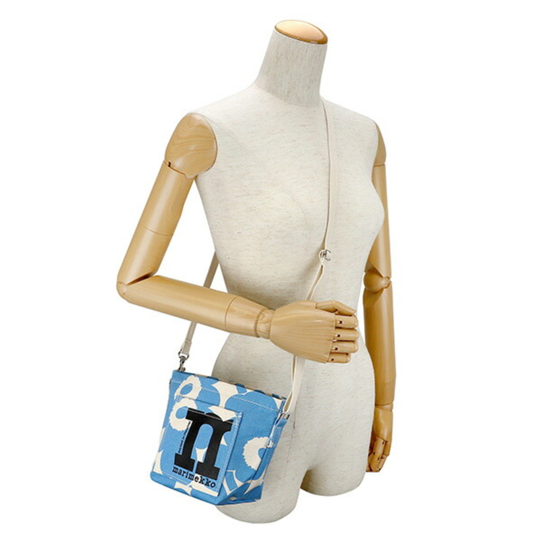 marimekko(マリメッコ)の新品 マリメッコ Marimekko ショルダーバッグ ウニッコ MONO MINI CROSSBODY コットン/ライトブルー レディースのバッグ(ショルダーバッグ)の商品写真