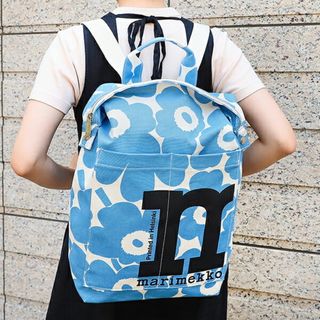 マリメッコ(marimekko)の新品 マリメッコ Marimekko リュックサック ウニッコ MONO BACKPACK コットン/ライトブルー(リュック/バックパック)