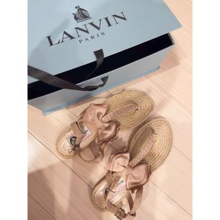 ランバン(LANVIN)のLanvin リボンサンダル(サンダル)