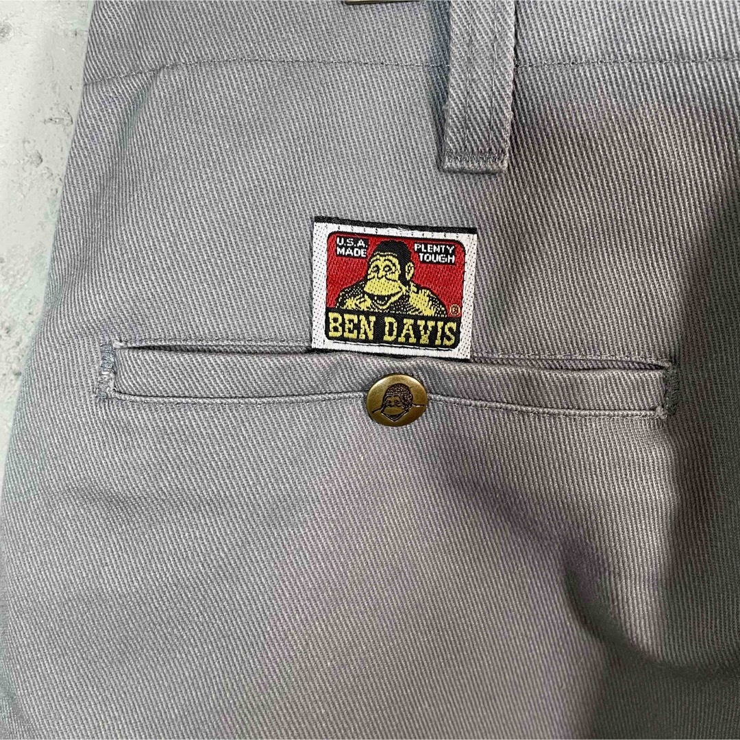 80s USA製 BEN DAVIS フリスコパンツ W32 グレー ご購入 - valodumaja.lv