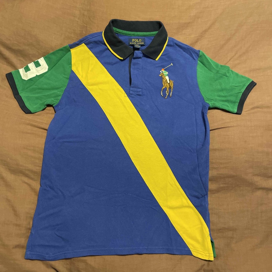 POLO RALPH LAUREN(ポロラルフローレン)のラルフローレン RALPH LAUREN マルチカラー ビックポニー ポロシャツ キッズ/ベビー/マタニティのキッズ服男の子用(90cm~)(Tシャツ/カットソー)の商品写真