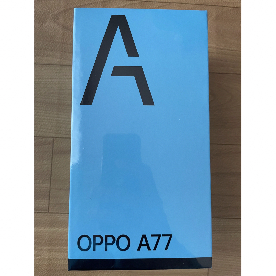 【新品未開封】OPPO A77 ブラック SIMフリースマートフォンSIM