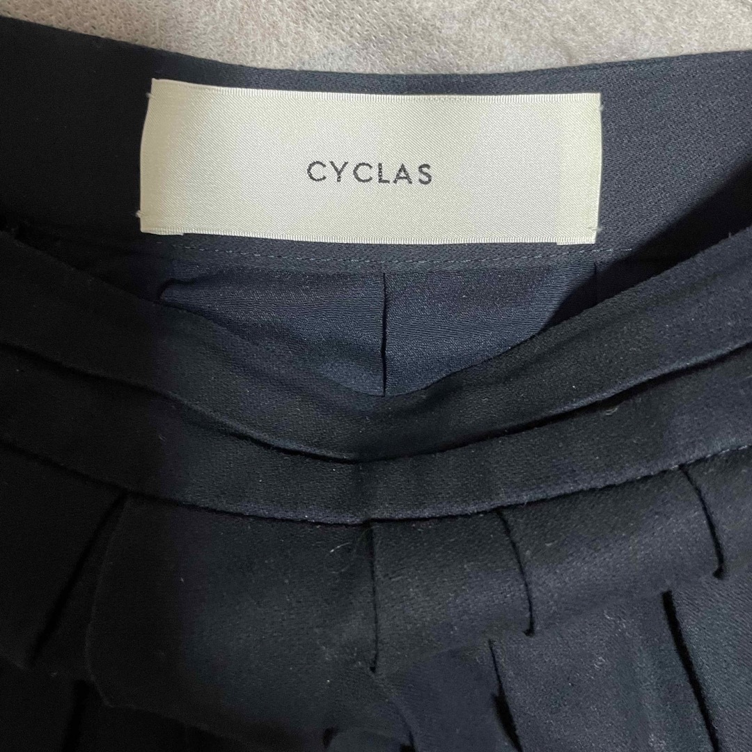 cyclas シクラス　コットンタックロングスカート　ネイビー 2