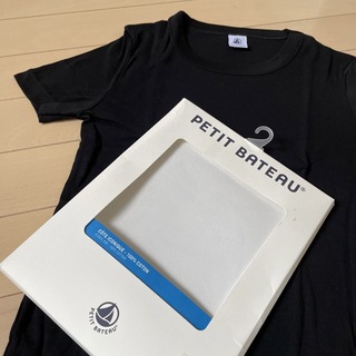 プチバトー(PETIT BATEAU)の新品　プチバトー　PETIT BATEAU  クルーネック半袖Tシャツ(Tシャツ(半袖/袖なし))