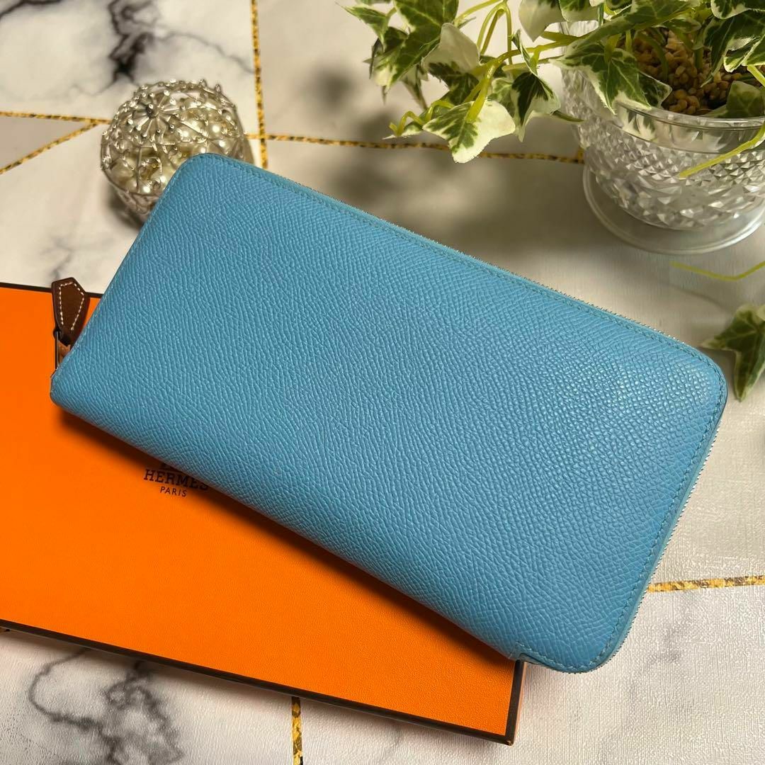 ☆極美品 エルメス アザップロング シルクイン ファスナープル新品 長