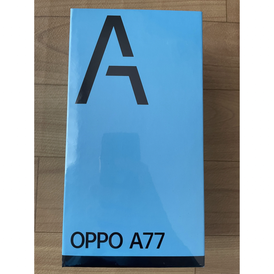 【新品未開封】OPPO A77 ブラック SIMフリースマートフォン