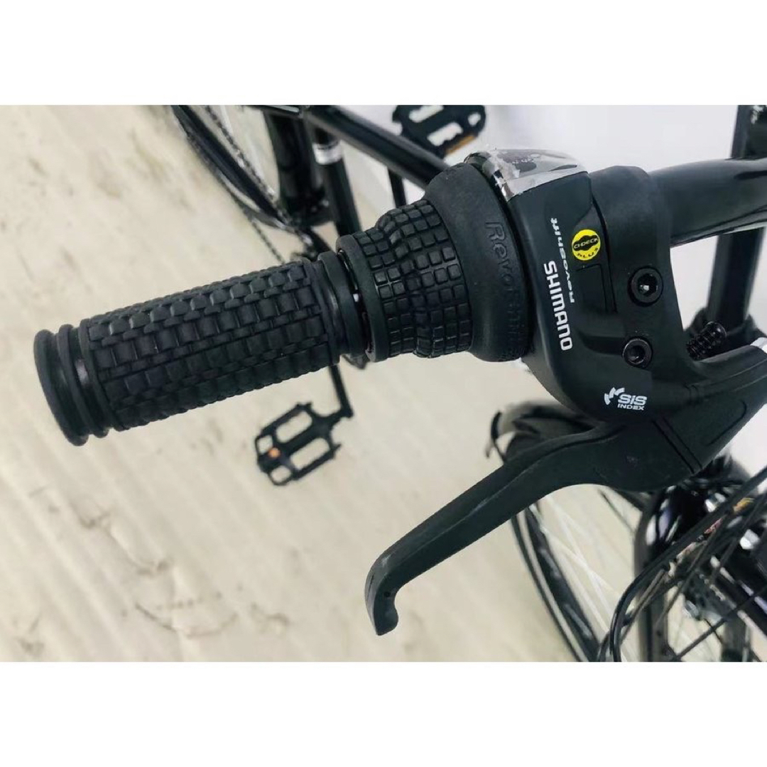 新品シティサイクル クロスバイク 自転車キッズ ジュニア 24シマノ 6段