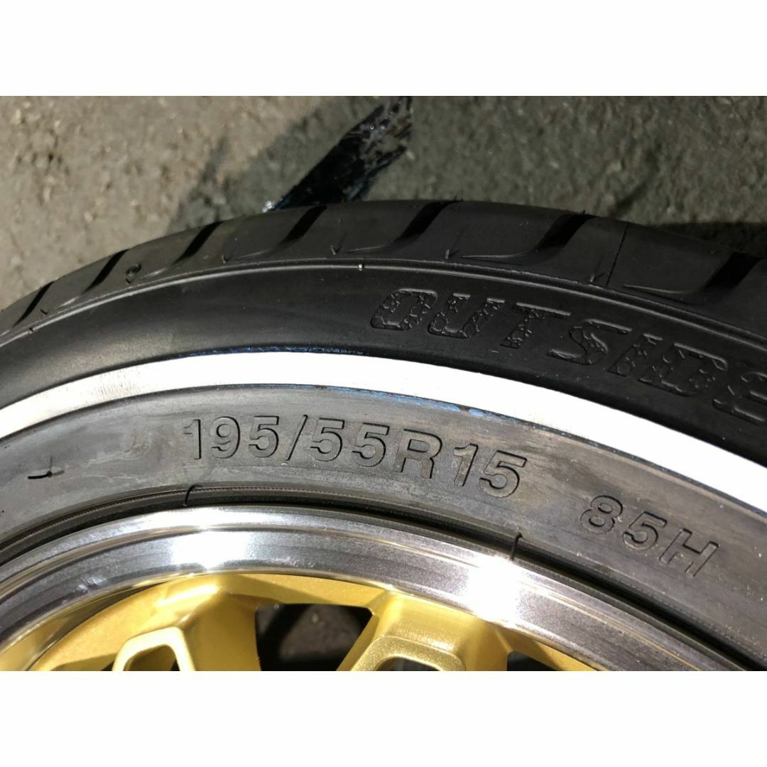 195 55R15 新品未使用 タイヤ 4本セット 送料無料!15インチ ホイール