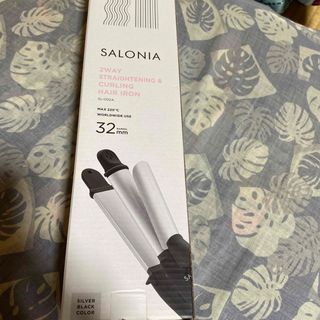 メインライン SALONIA ストレート&カール2WAYヘアアイロンプロ 32.(ヘアアイロン)