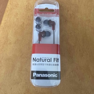 パナソニック(Panasonic)のステレオインサイドホン レッド RP-HJE150-R(1コ入)(ヘッドフォン/イヤフォン)