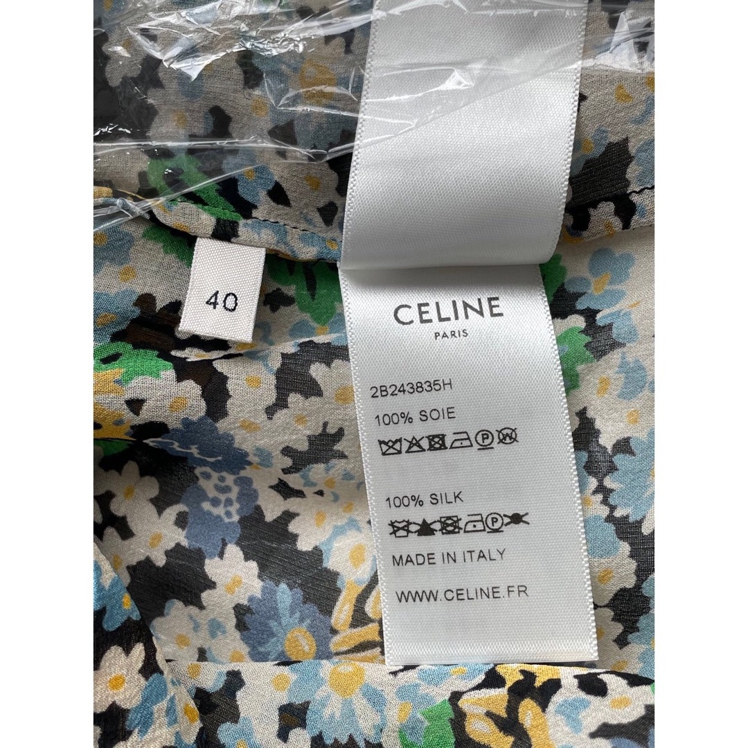 CELINE - CELINE 石田ゆり子さん購入品 シルク花柄ブラウスの CELINE - CELINE 石田ゆり子さん購入品 シルク花柄ブラウスの