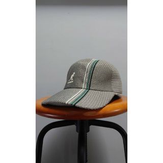 カンゴール(KANGOL)のKANGOL MULTISTRIPE MESH SPACE CAP カーキ(キャップ)