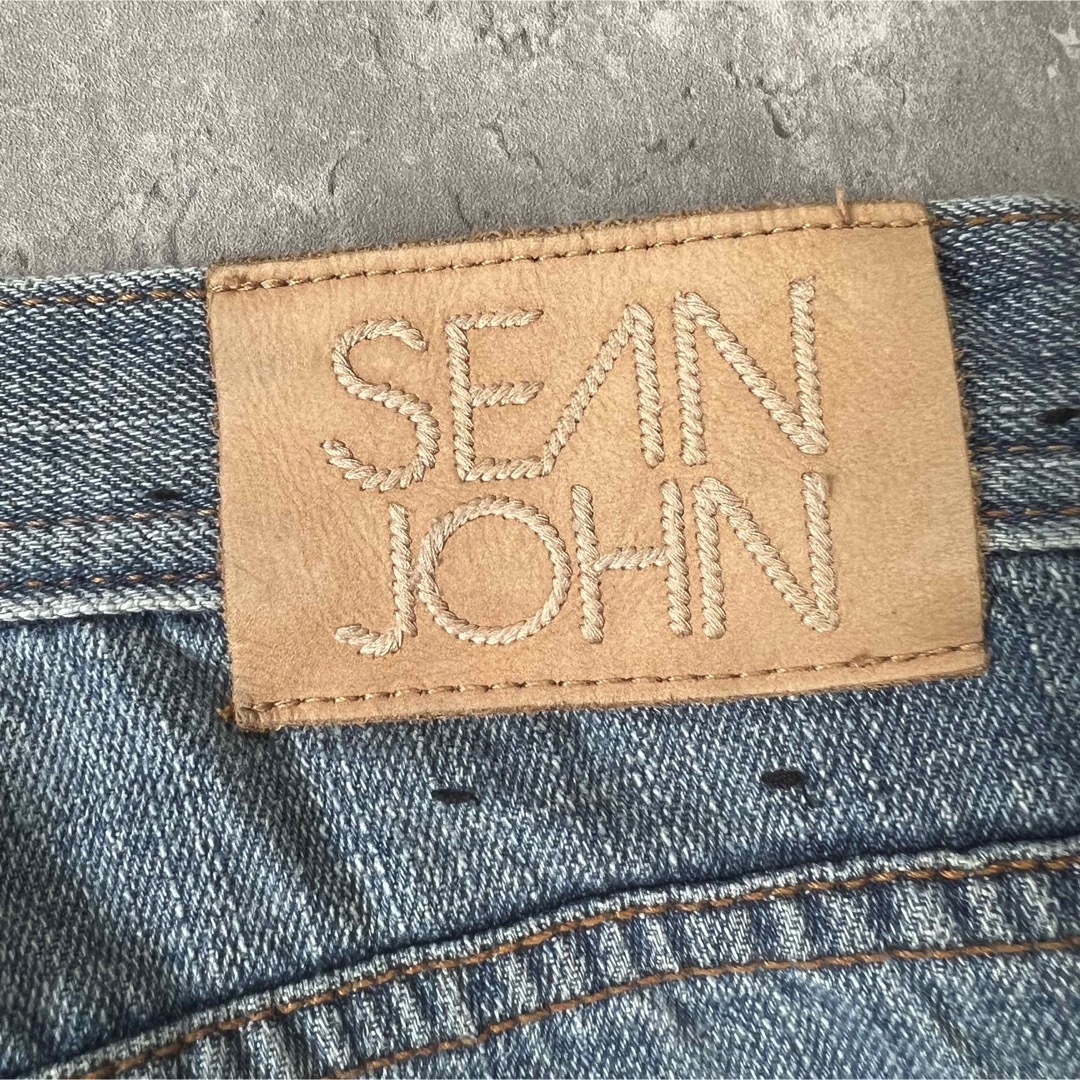 Sean John ベージュ b系 ストリート ビックサイズ シンプルパンツ