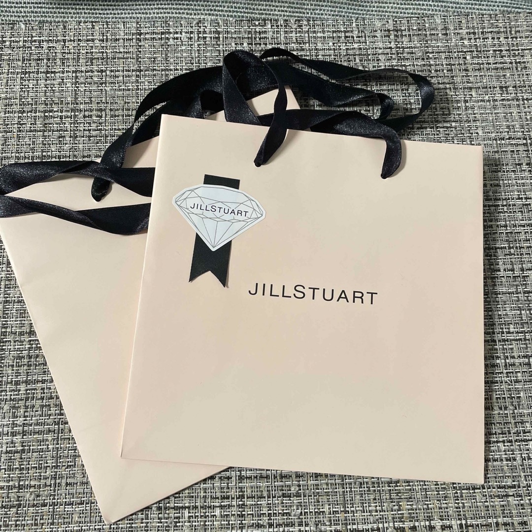 JILLSTUART(ジルスチュアート)のジルスチュアート　ショッパー2枚セット　ピンク　プレゼントにも！ レディースのバッグ(ショップ袋)の商品写真